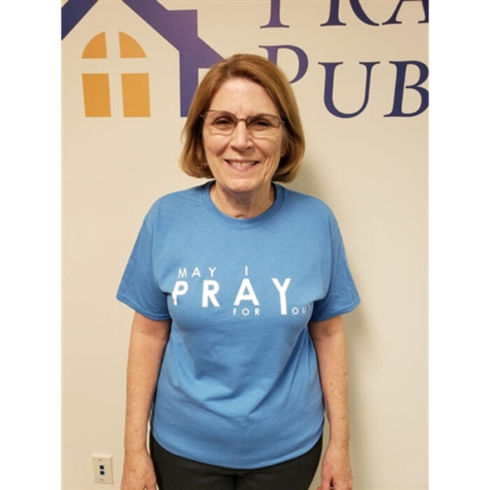 May I Pray T-Shirt (Carolina Blue) -- XLarge