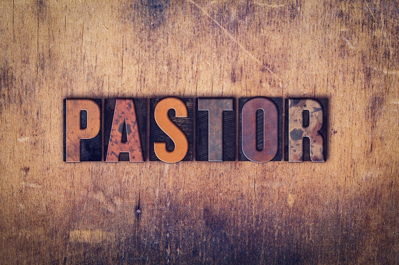 Pastor Concept Wooden Letterpress Type